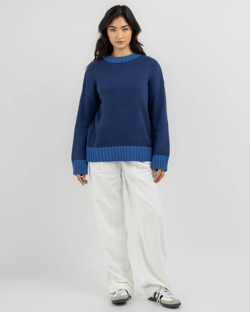 Ava And Ever Tony Crew Neck Knit Jumper for Womens