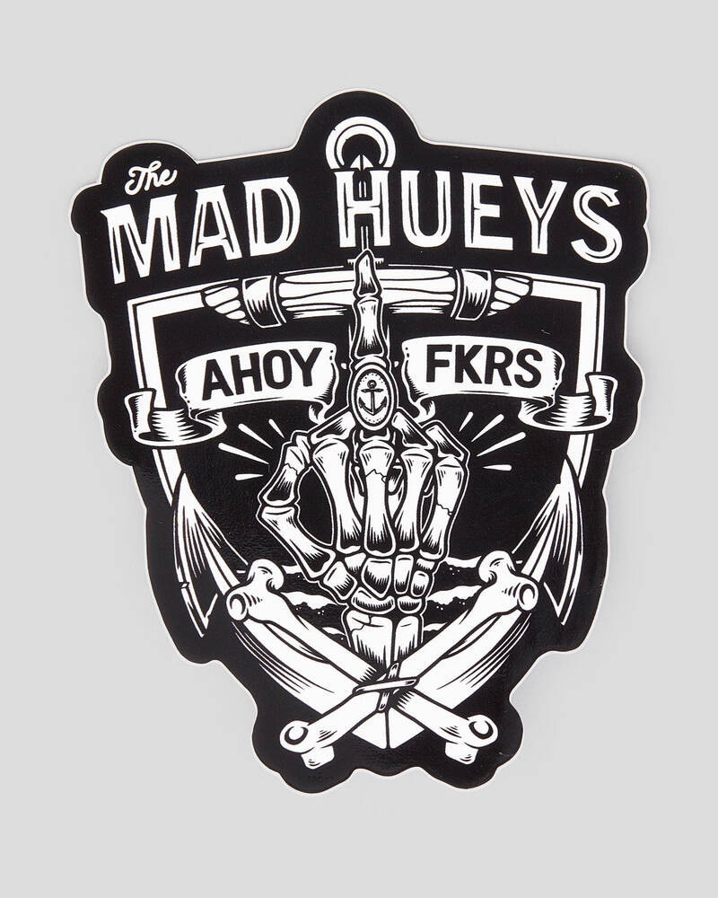 The Mad Hueys Give A Fk Sticker for Mens