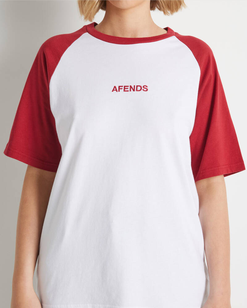 Afends Ryan Oversized Raglan T-Shirt for Womens