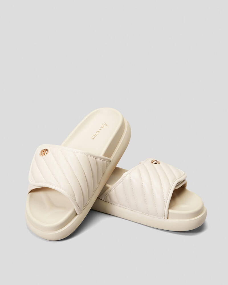 Ava And Ever Jewel Slide Sandals for Womens