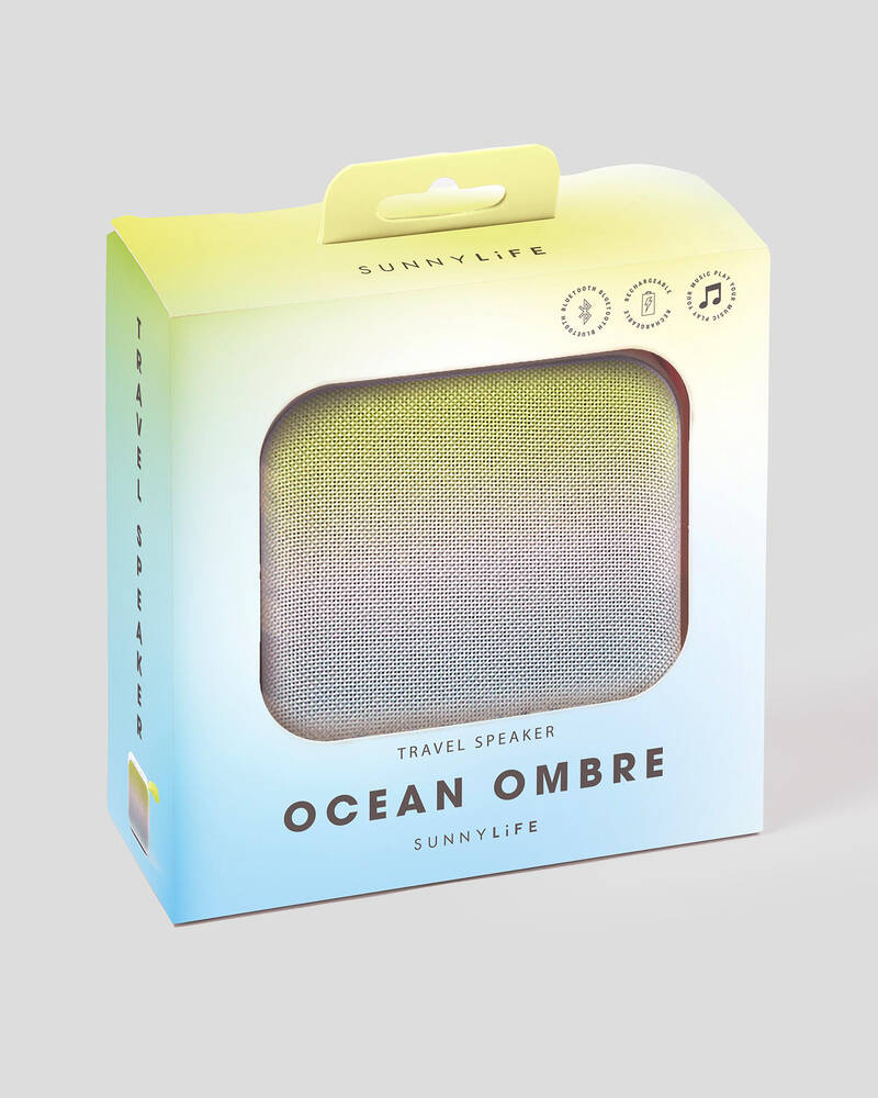 Sunnylife Ocean Ombre Travel Speaker for Unisex