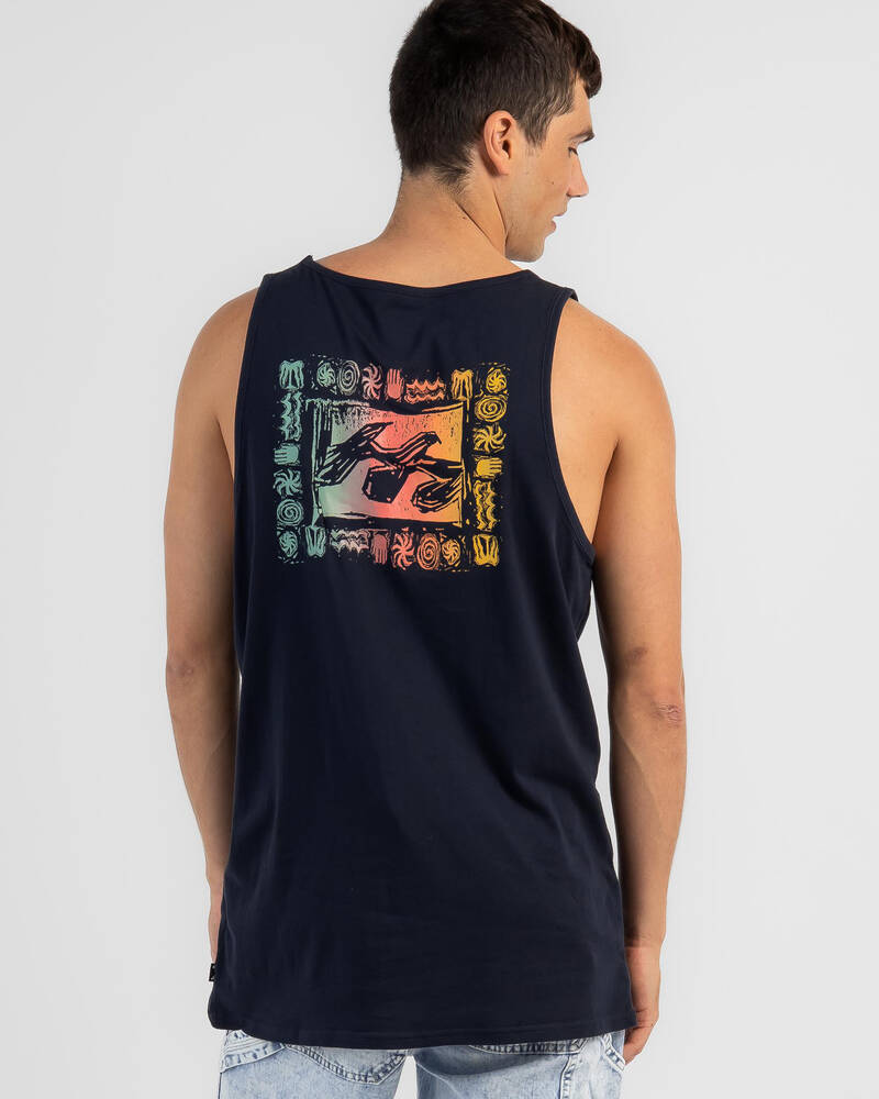 Billabong Crayon Wave Singlet for Mens