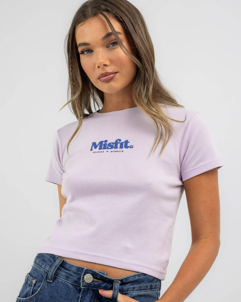 M/SF/T Groomy Rib T-Shirt for Womens
