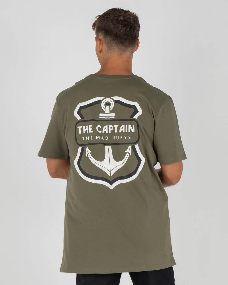 The Mad Hueys The Retro Captain T-Shirt for Mens