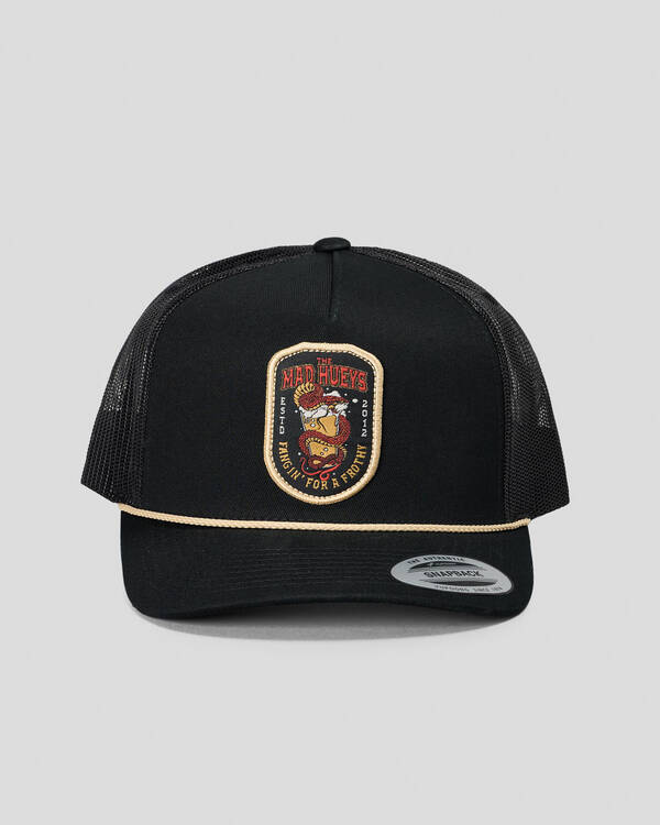 The Mad Hueys Fangin Twill Trucker Cap for Mens