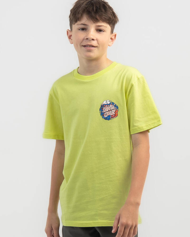 Santa Cruz Boys' Slasher Dot T-Shirt for Mens