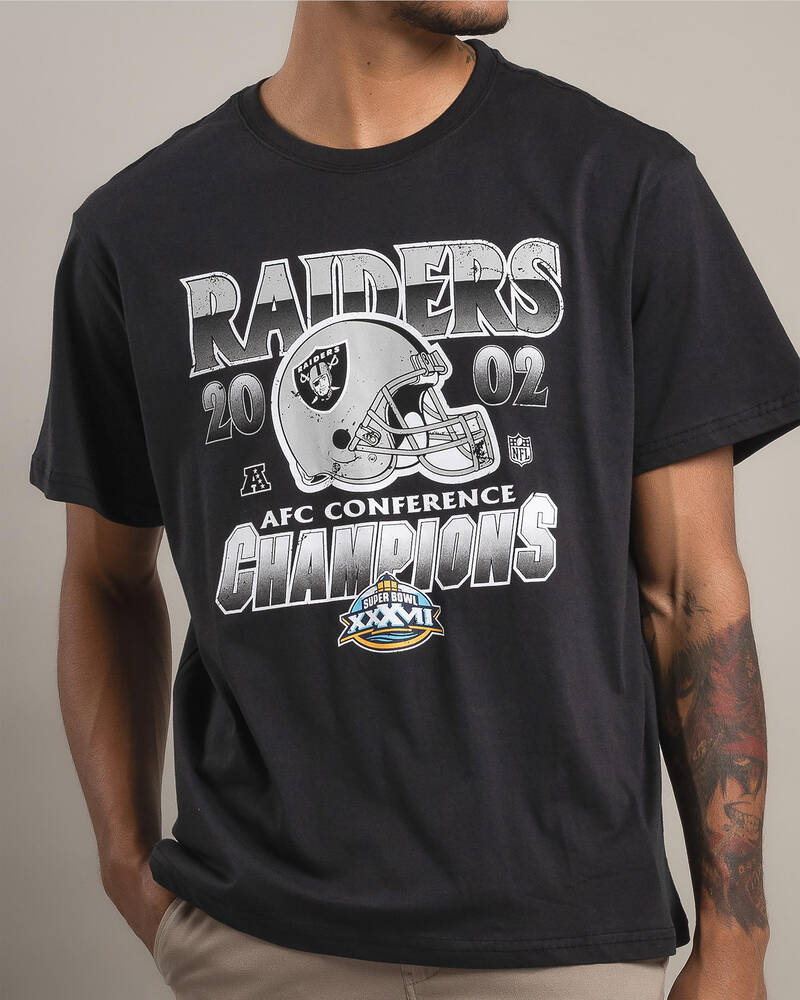 Majestic Las Vegas Raiders Nfl Conference Champs T-Shirt for Mens