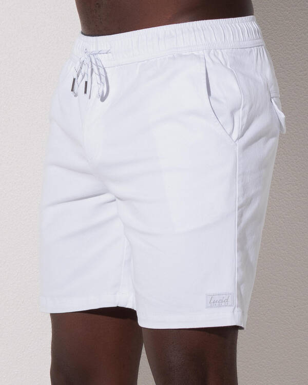 Lucid Toggle Elastic Waist Shorts for Mens