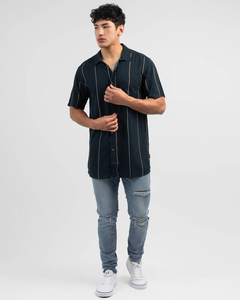 Lucid Banded Short Sleeve Shirt for Mens