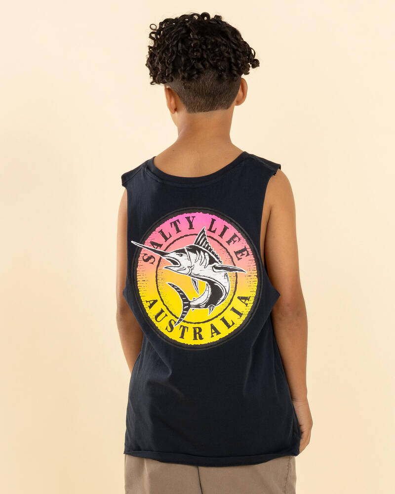 Salty Life Boys' Evaded Muscle Tank for Mens