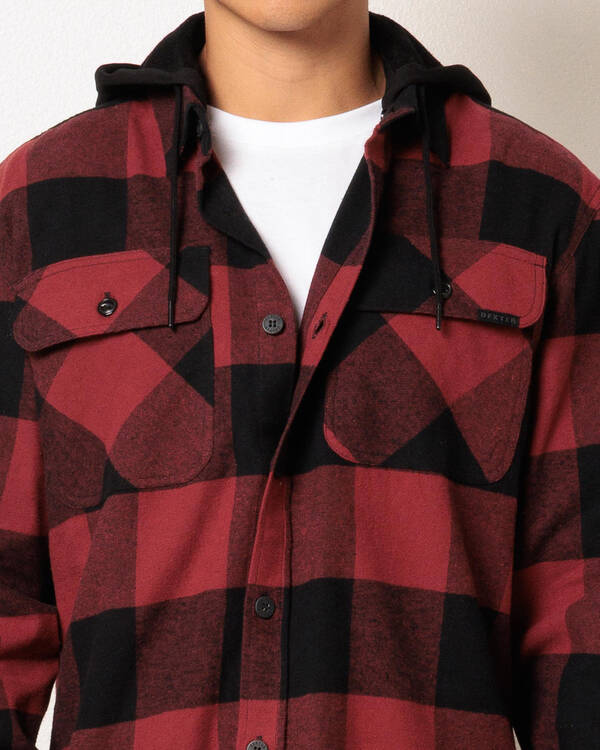Dexter Realm Long Sleeve Flannel Shirt for Mens