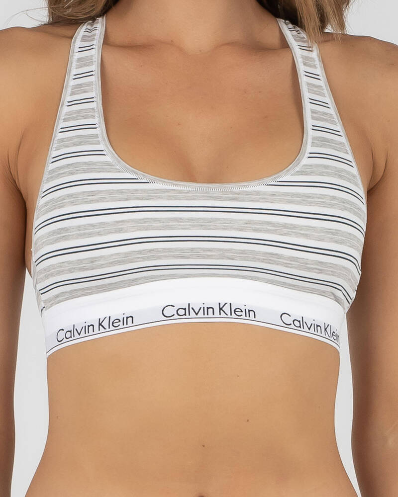 Calvin Klein Cotton Unlined Bralette for Womens