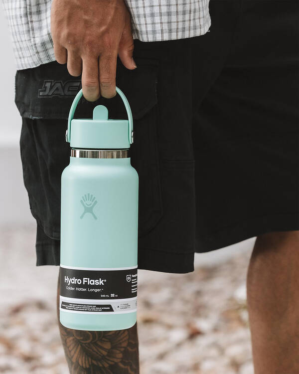 32 Oz Wide Flex Straw Cap Bottle