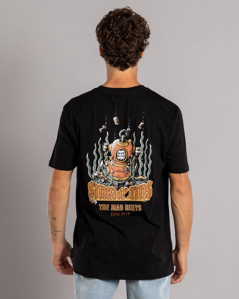 The Mad Hueys Sinkin Tins T-Shirt for Mens
