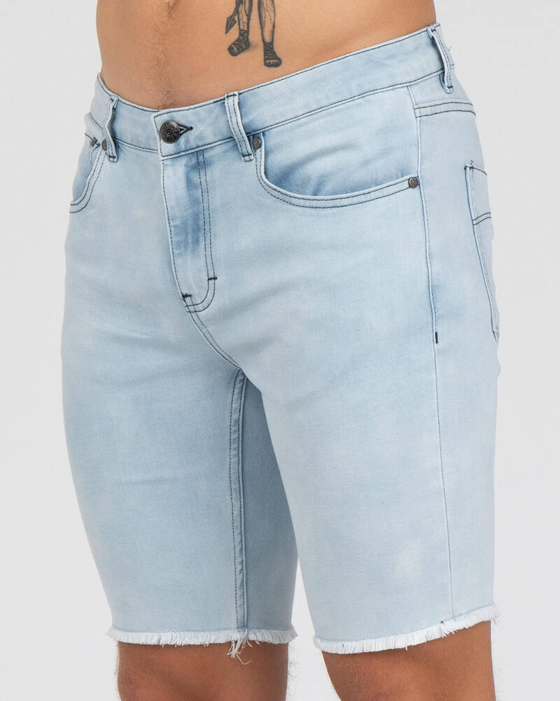 Lucid Varnish Denim Shorts for Mens