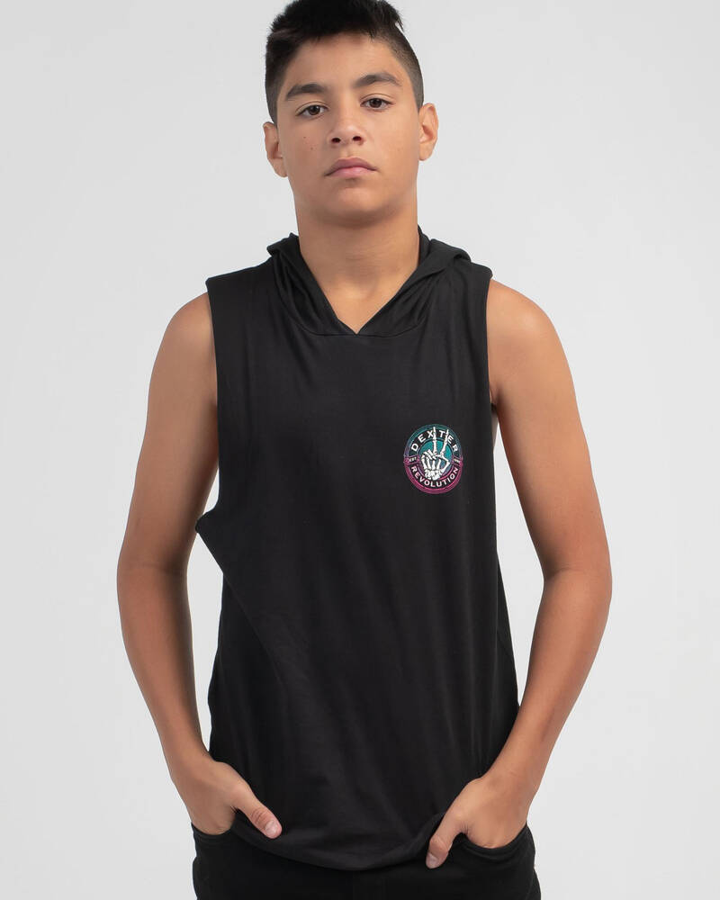 Dexter Boys' Amity Hooded Muscle Tank for Mens