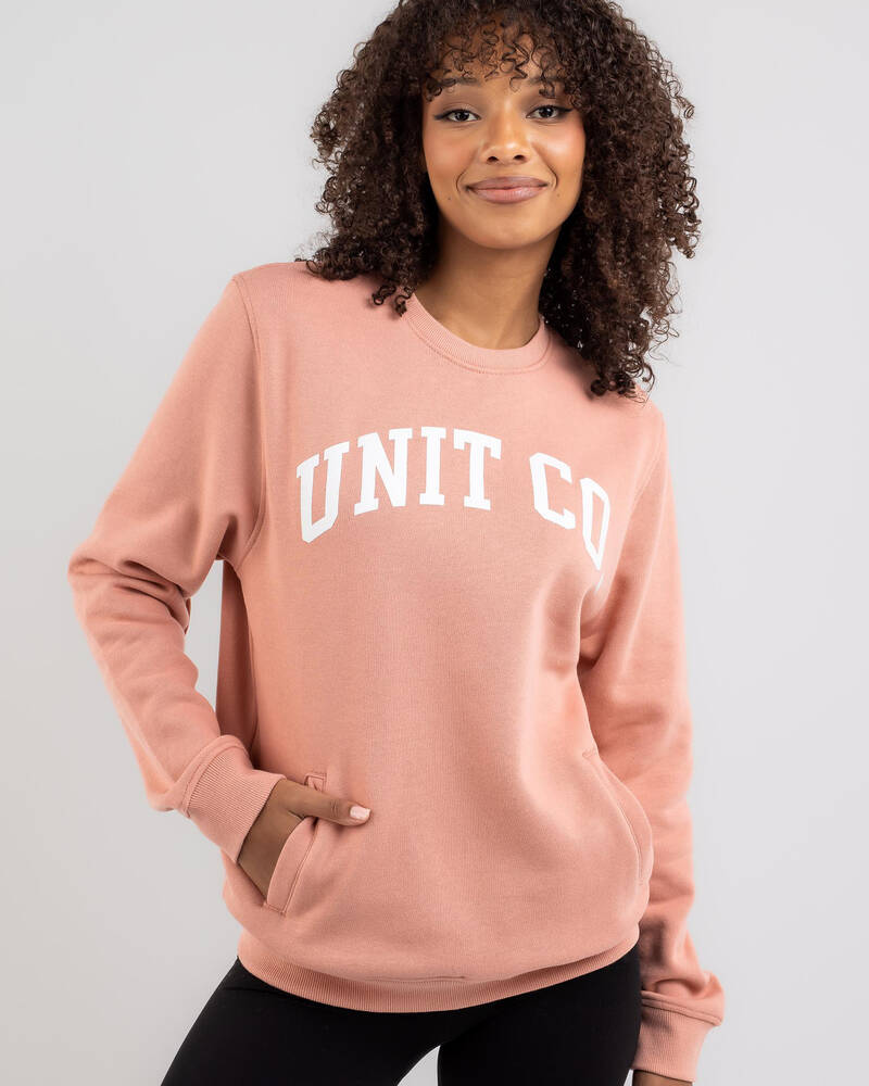 Unit Frat Club Crew Sweater for Womens