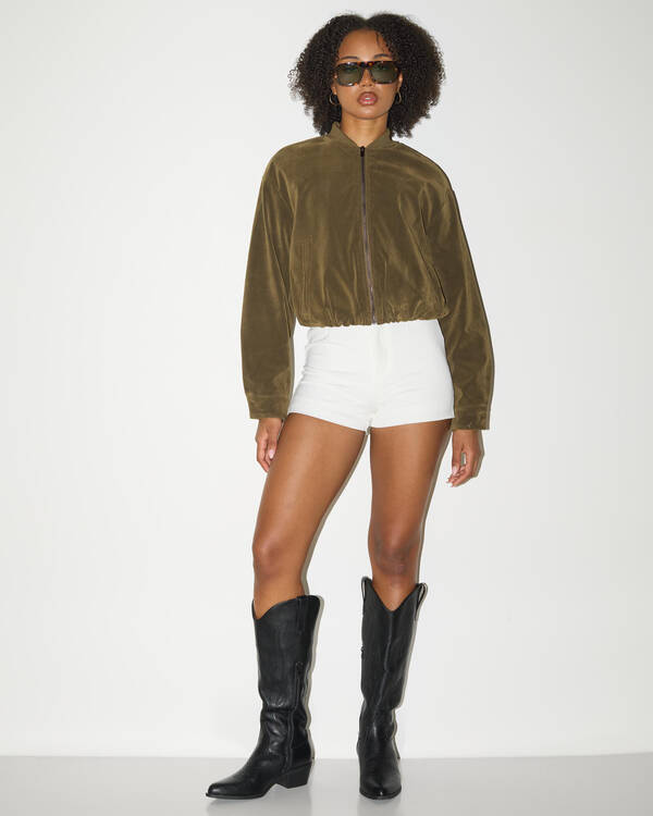 Ava And Ever Dallas Faux Suede Jacket for Womens