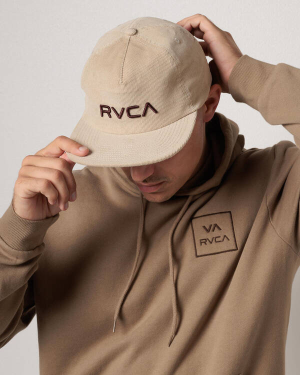 Big RVCA Cord Snapback Cap