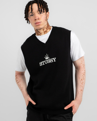 Stussy Glamour Knit Vest for Mens image number null