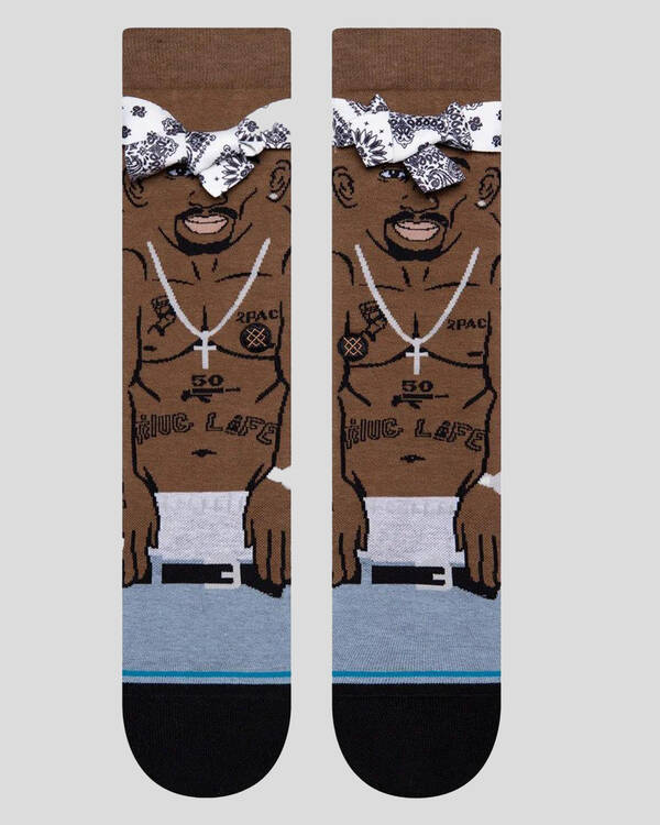 Stance Tupac Resurrected Socks for Mens