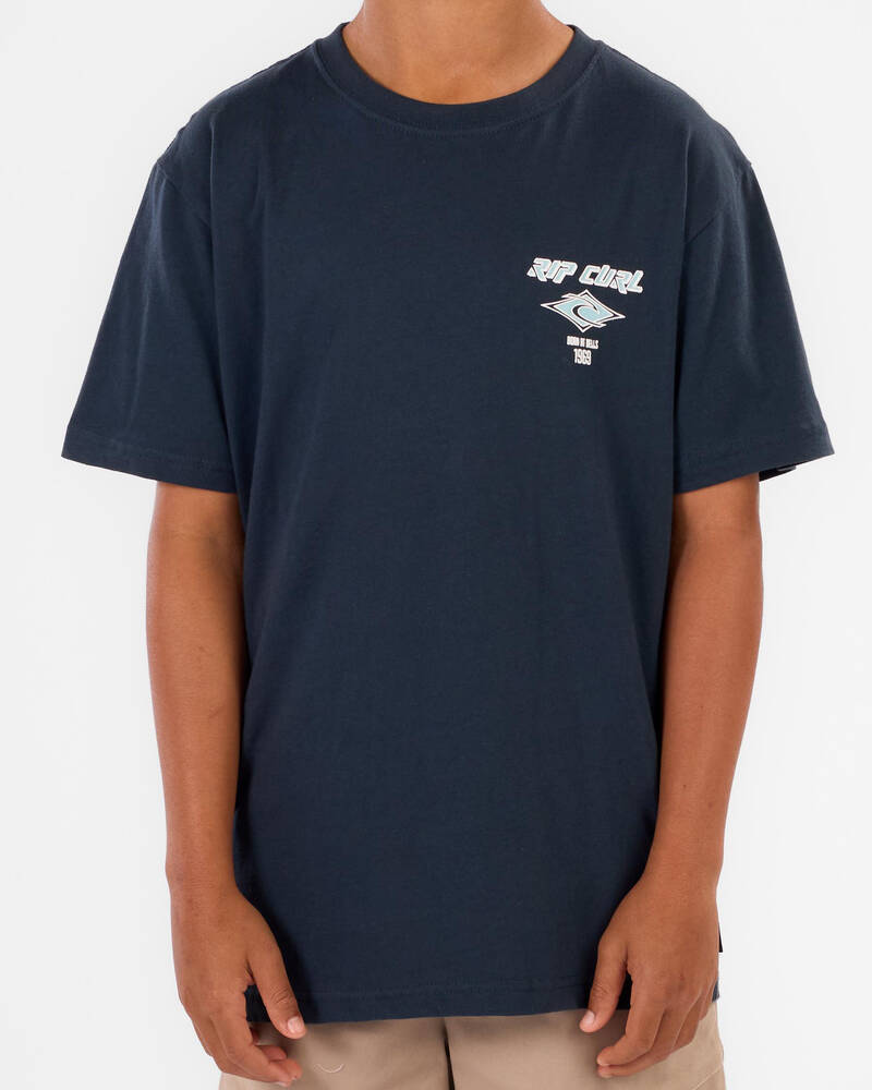 Rip Curl Boys' Fade Out Icon T-Shirt for Mens