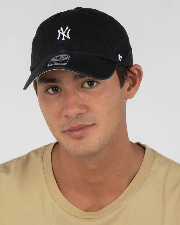 Forty Seven New York Yankees Base Runner Clean Up Strapback Cap for Mens