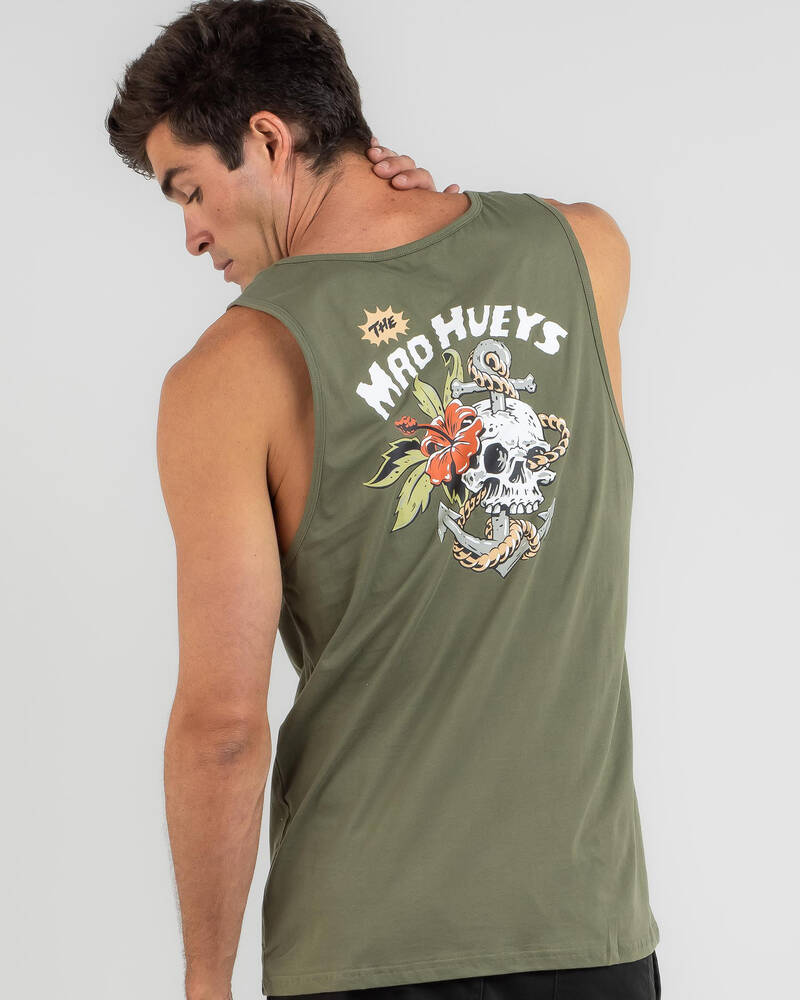 The Mad Hueys Dirty Vacay Singlet for Mens