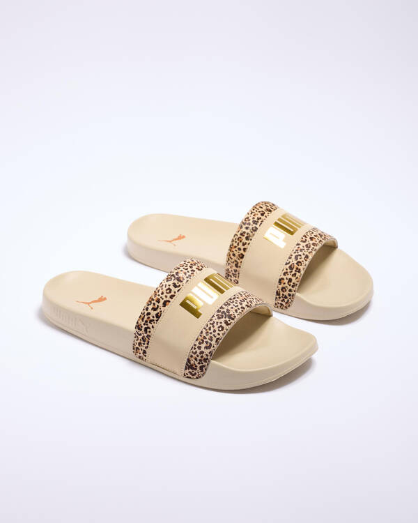 Puma Leadcat 2.0 Animal Flair Slides Sandals for Womens