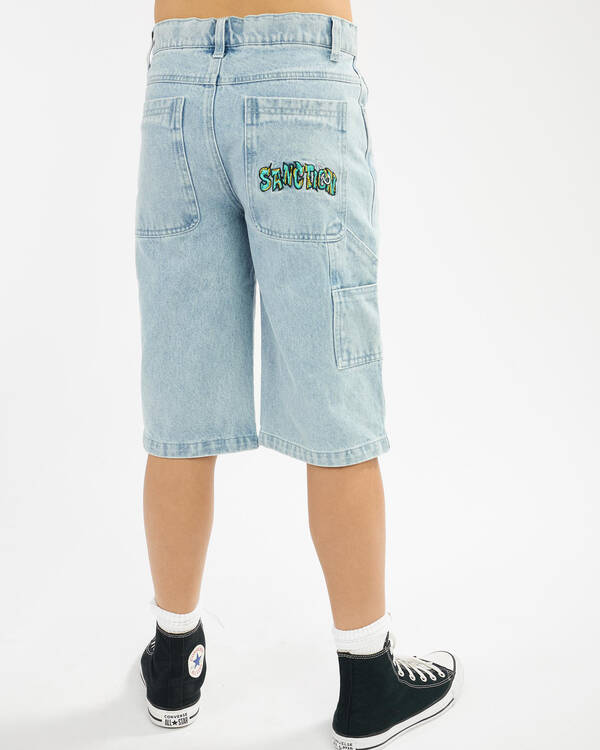 Sanction Boys' Surf's Up Denim Walk Shorts for Mens