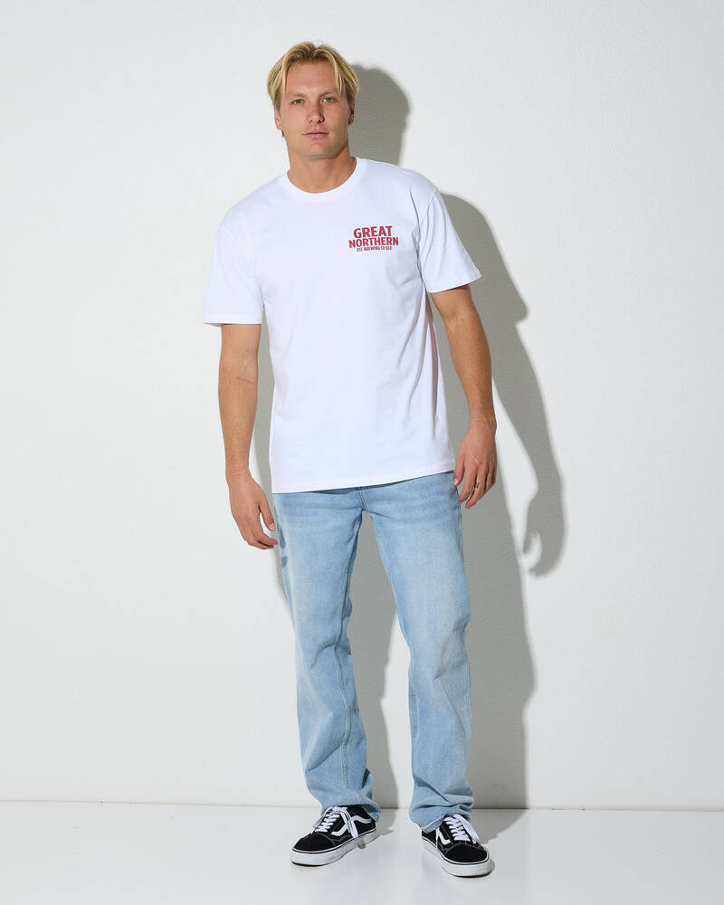 Great Northern Up Here Beer T-Shirt for Mens