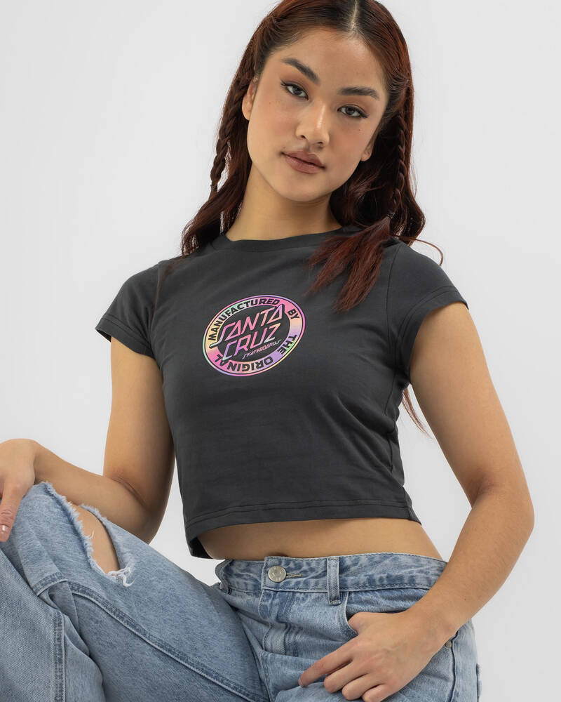 Santa Cruz Vivid MFG Dot Front T-Shirt for Womens