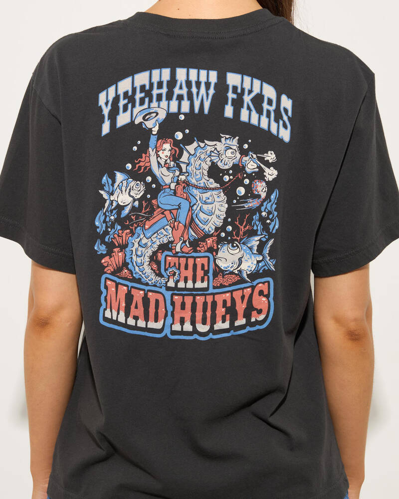 The Mad Hueys Yee Haw Seahorse T-Shirt for Womens