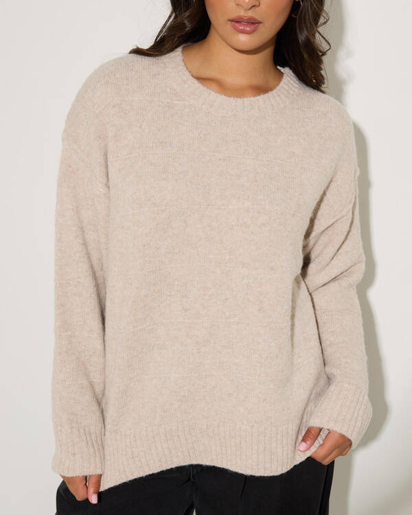 Mooloola Sonic Crew Neck Knit Jumper for Womens