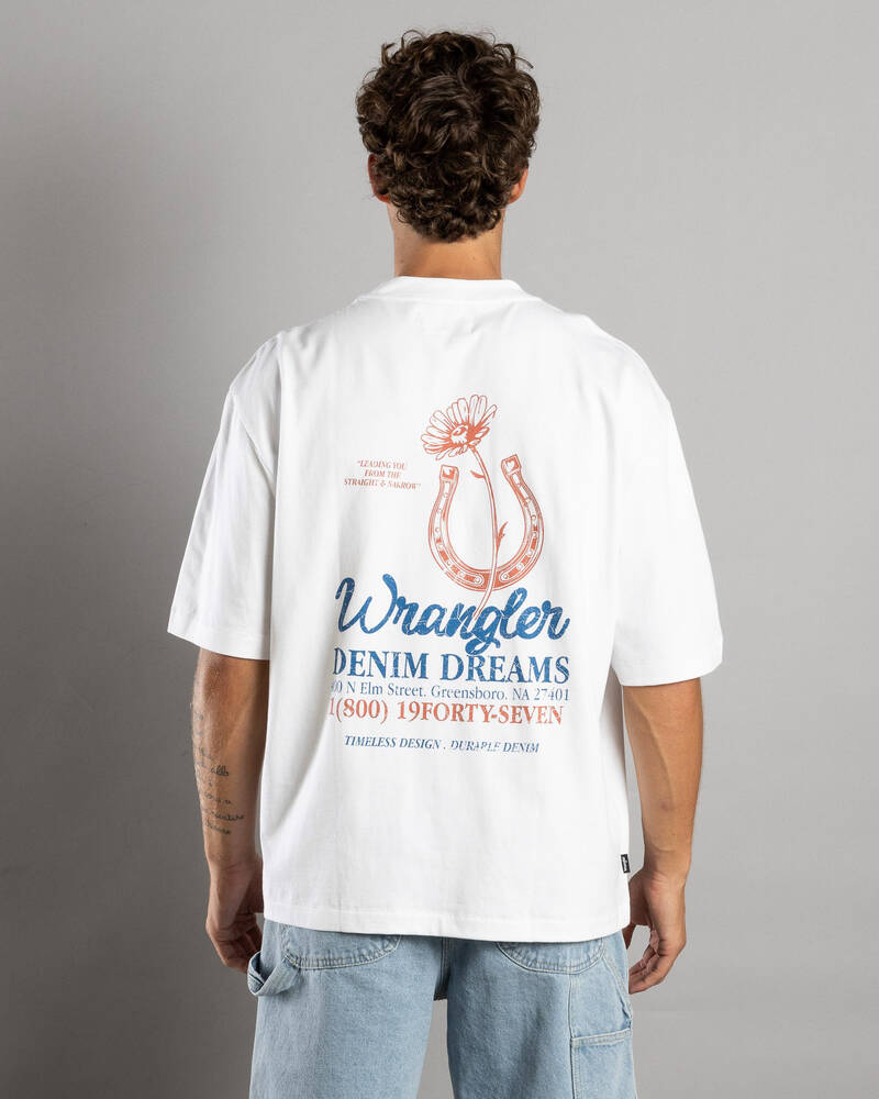 Wrangler Lucky You Boxcar T-Shirt for Mens