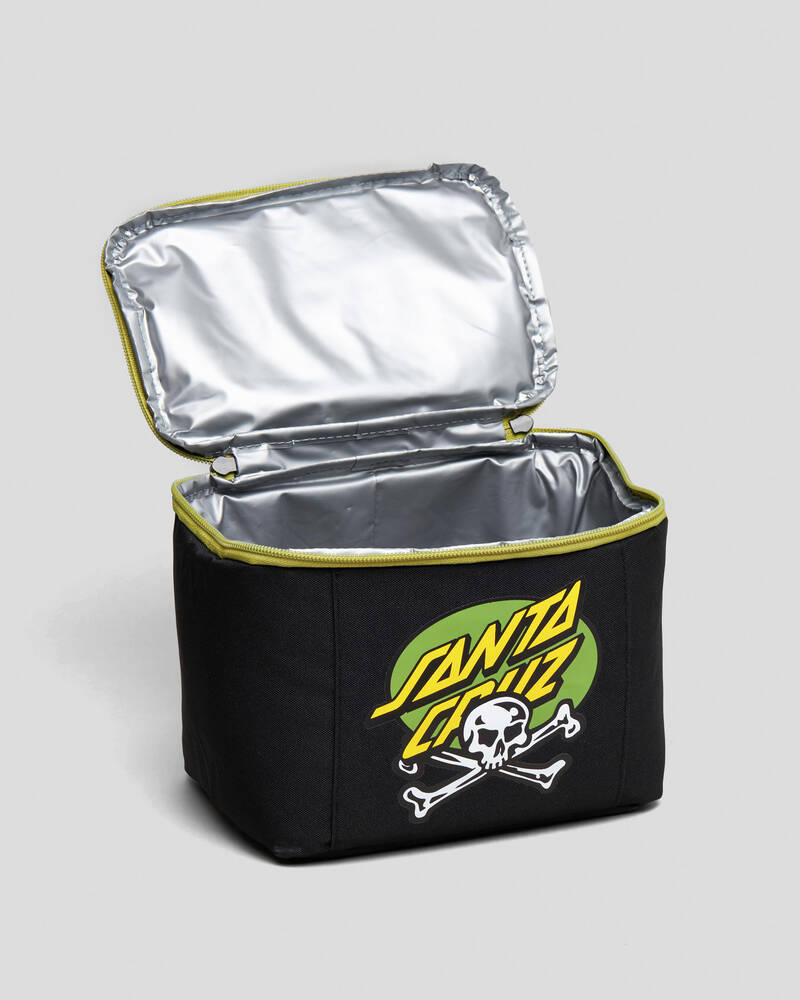 Santa Cruz Oval Dot Skull Lunch Box for Mens