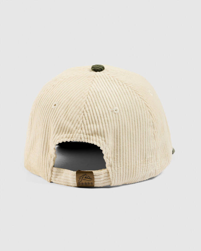 Rusty Orbit Cord Six Panel Cap for Mens