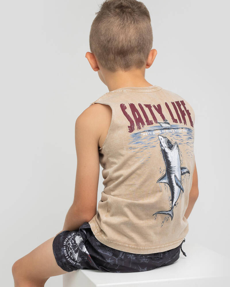 Salty Life Toddlers' Predator Muscle Tank for Mens