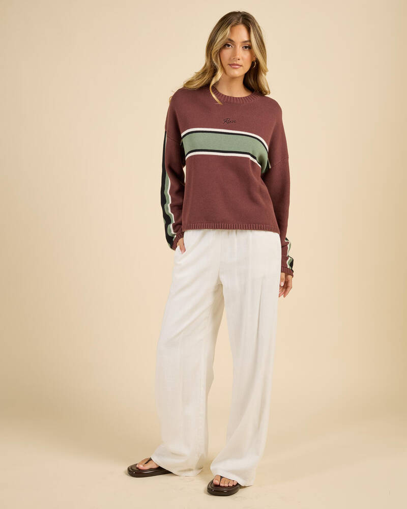 RVCA Ivy Stripe Sweater for Womens