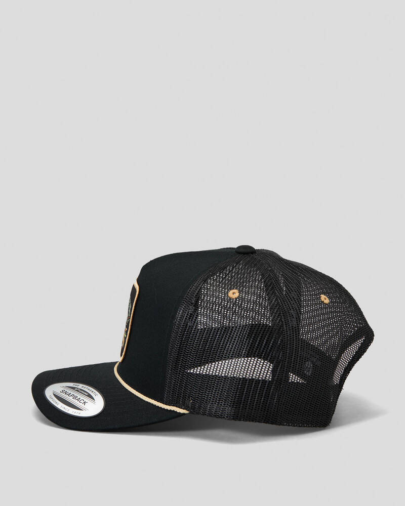 The Mad Hueys Shipwrecked Captain Twill Trucker Cap for Mens