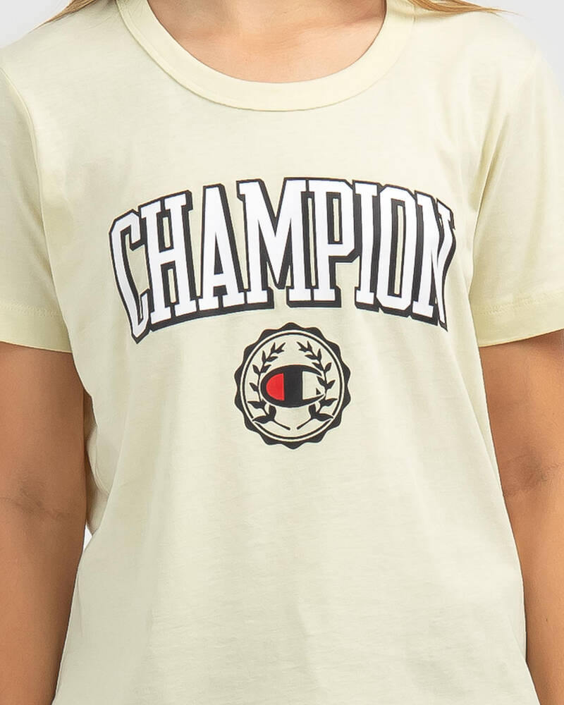 Champion Girls' Champion Sporty Boxy T-Shirt for Womens