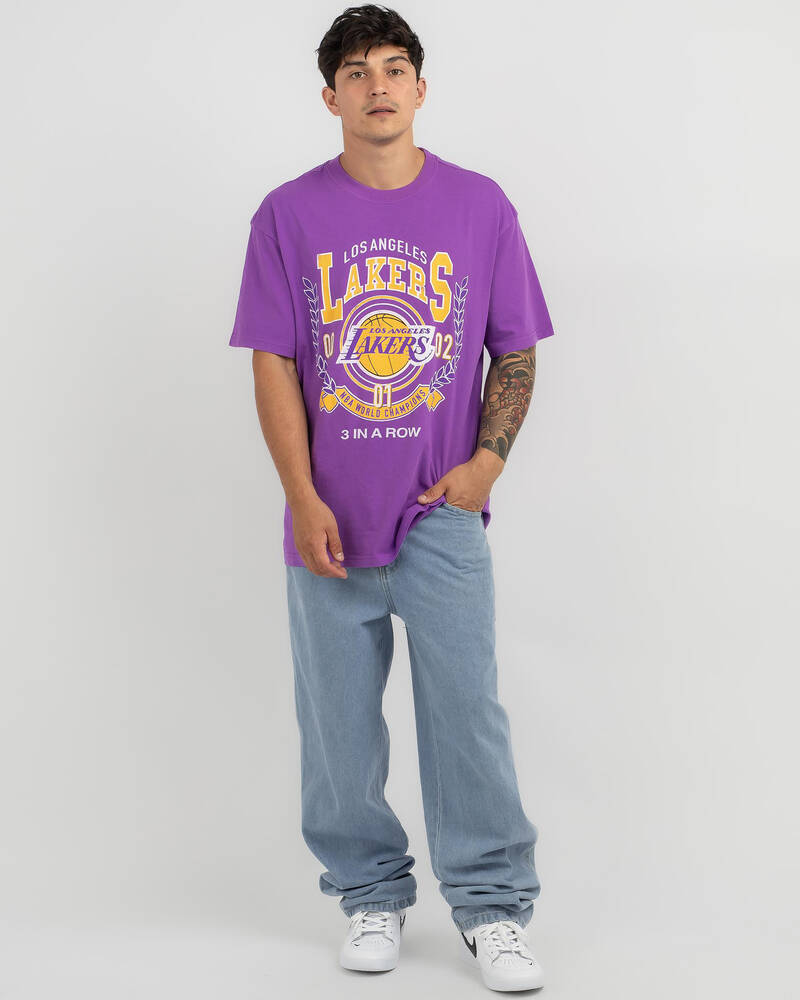 Mitchell & Ness Los Angeles Lakers Arch T-Shirt for Mens