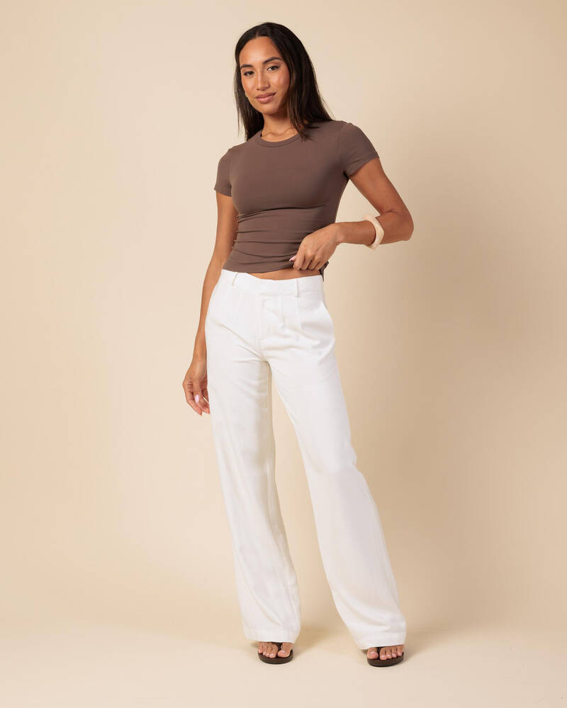 Ava And Ever Basic Super Soft Tee for Womens