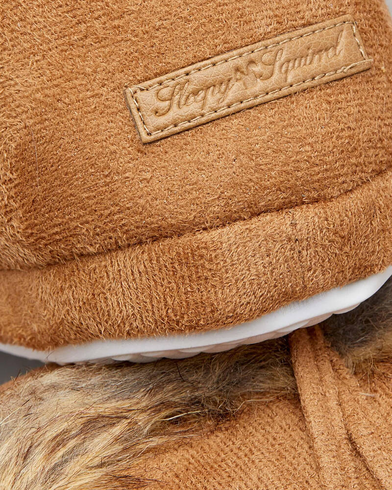 Sleepy Squirrel Olympia Slipper Boots for Womens