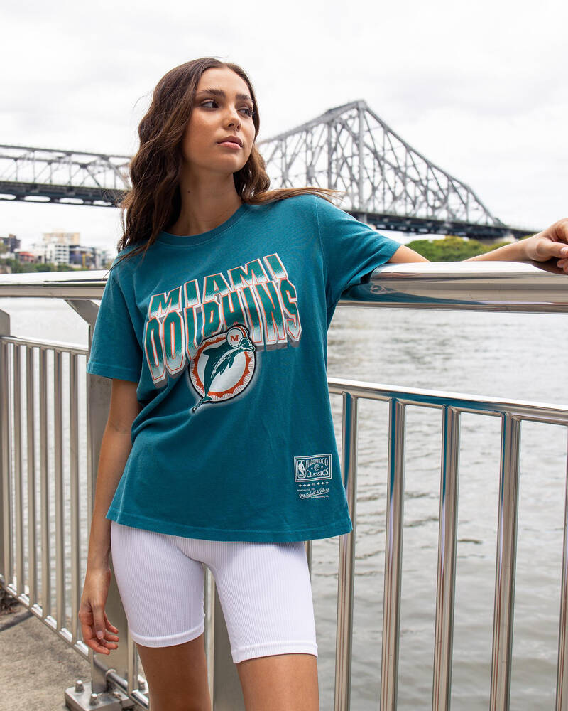 Mitchell & Ness Vintage 90s Block Blur T-Shirt for Womens