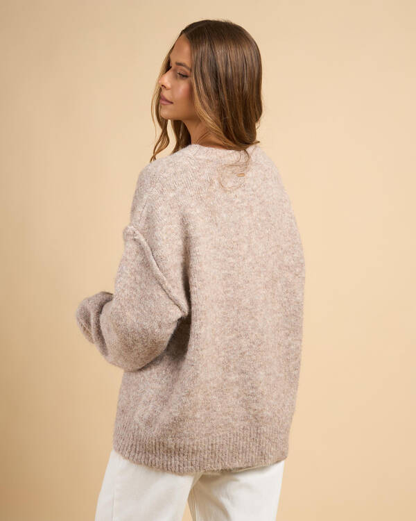 Mooloola Lush Crew Neck Knit Jumper for Womens