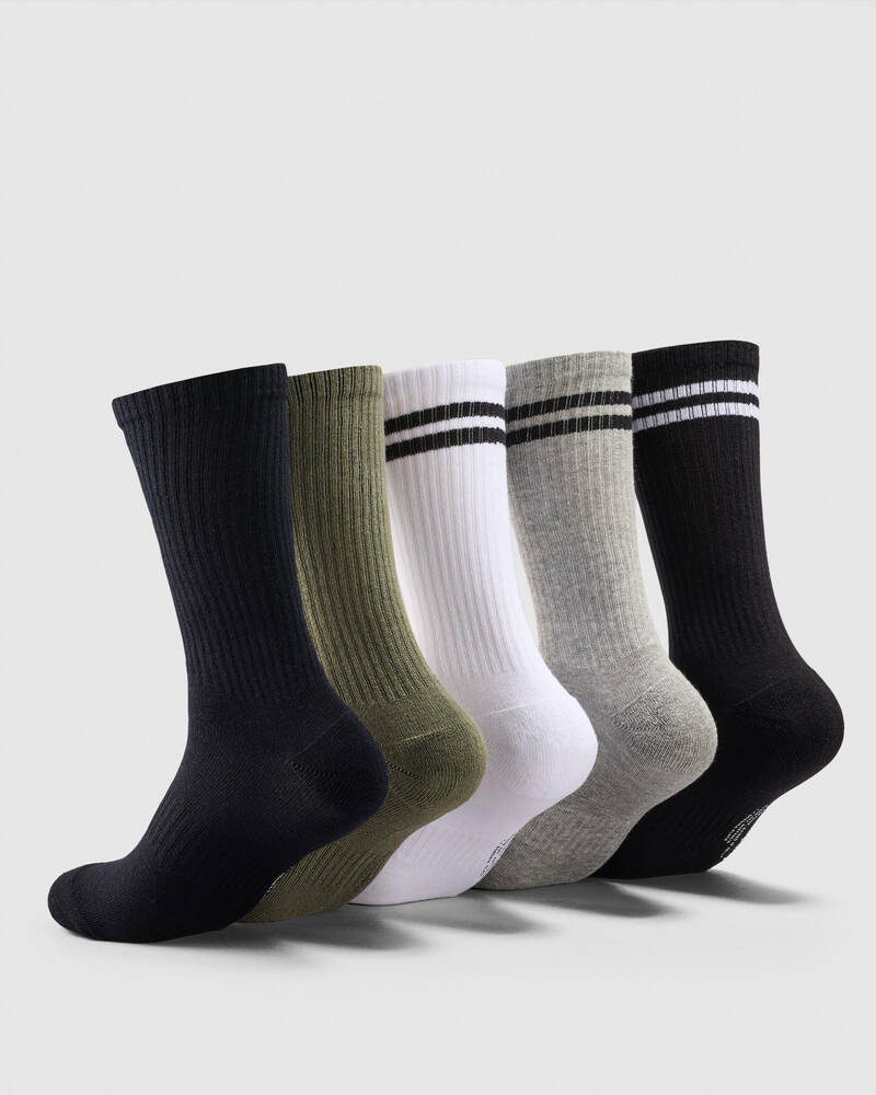 Thrills Minimal 5 Pack Socks for Unisex