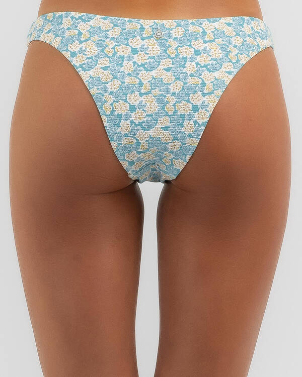 Rhythm Sunburst Floral High Cut Bikini Bottom for Womens