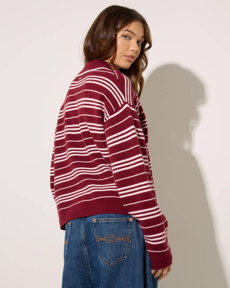 Ava And Ever Haze Knit Polo Jumper for Womens