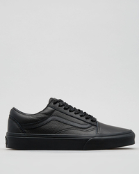 Vans Womens Old Skool Leather Shoes for Womens image number null
